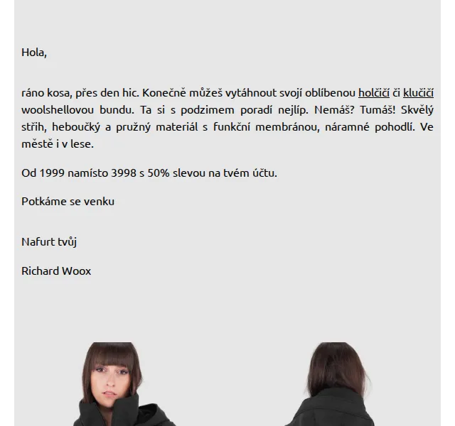 Richard Woox: Woolshellová bunda s 50% slevou – červen 2026 | Nuslet.cz
