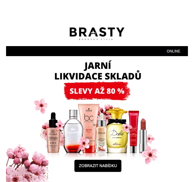Brasty.cz: Slevy až 80 % na parfémy a kosmetiku – červen 2026 | Nuslet.cz