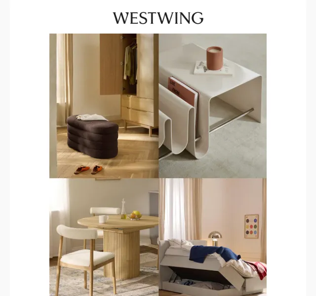Westwing: Luxusní stolování & skandinávský design – duben 2026