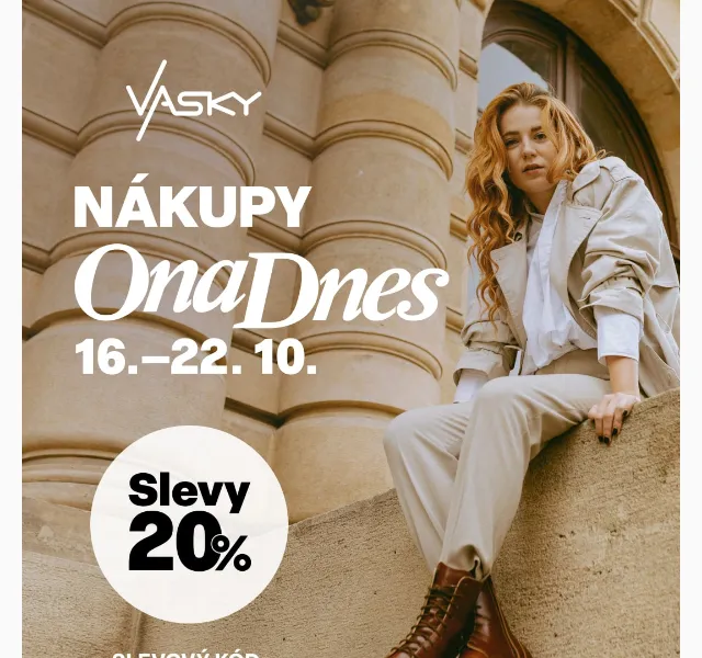 Vasky: Sleva 20 % na všechny boty – říjen 2023 | Nuslet.cz