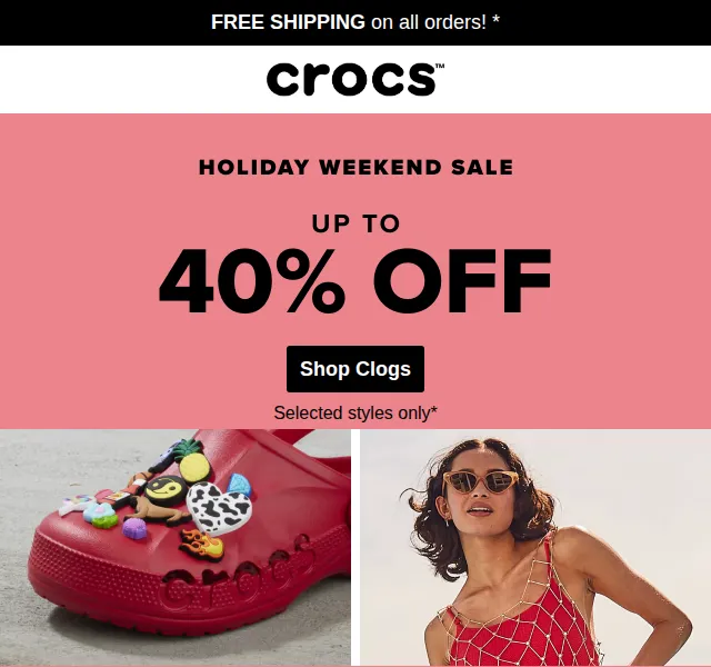 Crocs: Sleva až 40 % na dřeváky – červen 2026 | Nuslet.cz