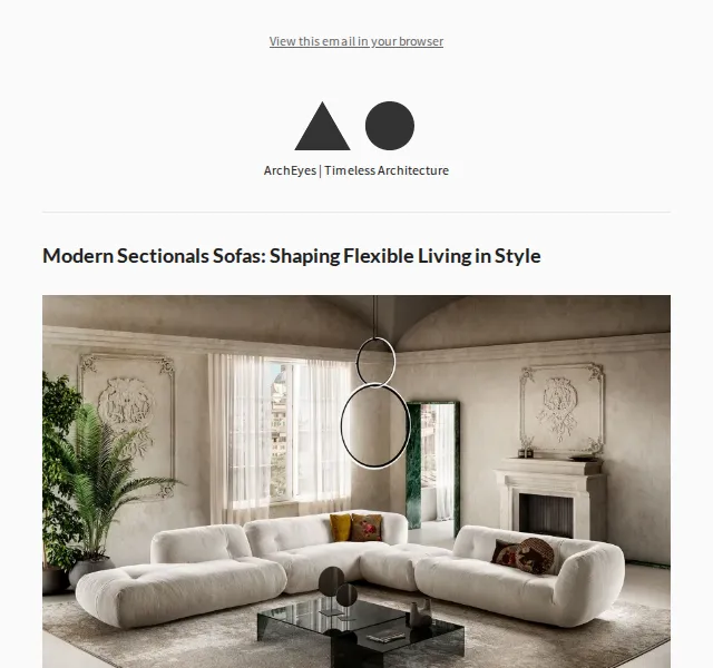 ArchEyes: Modern Sectionals Sofas – červenec 2026 | Nuslet.cz