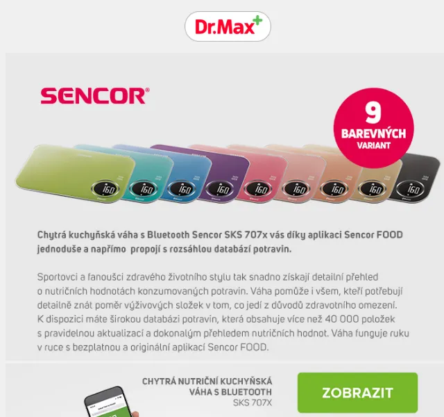 Dr.Max: Sleva 20 % na elektrické zubní kartáčky Sodastream a Sencor – červen 2026 | Nuslet.cz