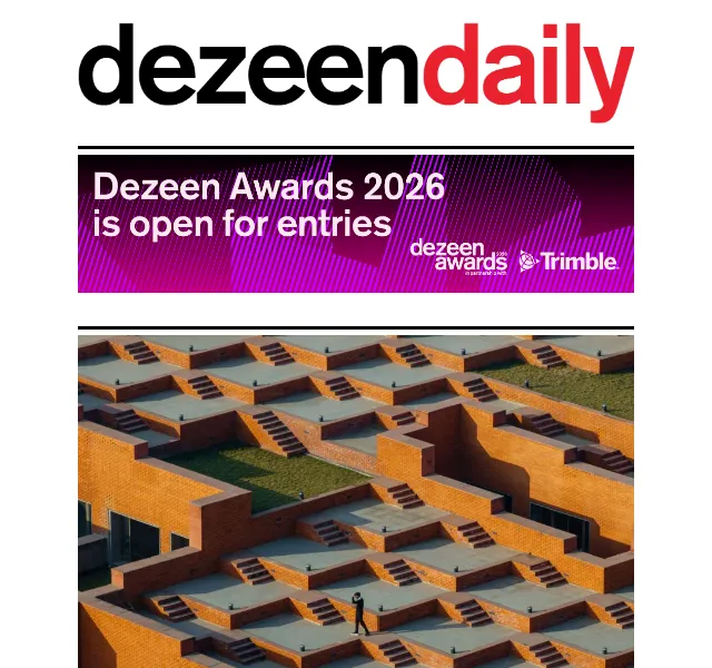Dezeen Daily: exkluzivní architektonické novinky – červen 2026 | Nuslet.cz