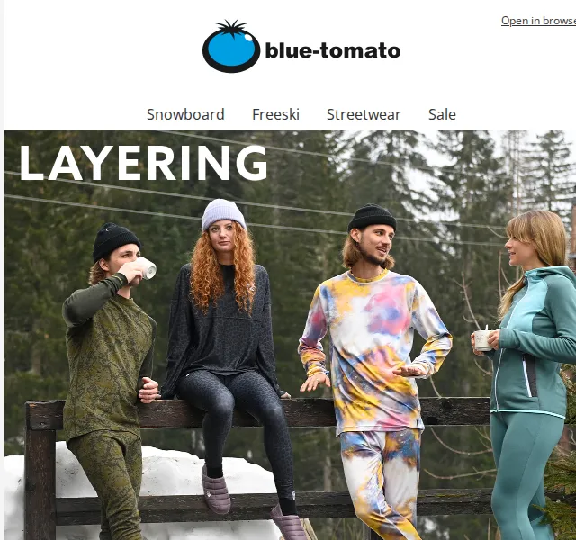BLUE TOMATO: Base layer sleva až 30 % – červenec 2026 | Nuslet.cz