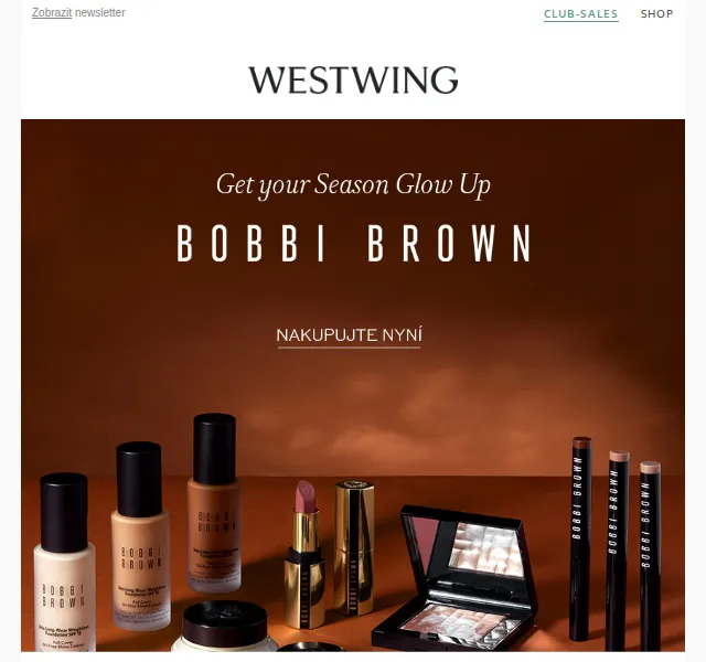 Westwing: Bobbi Brown kosmetika – červen 2026 | Nuslet.cz