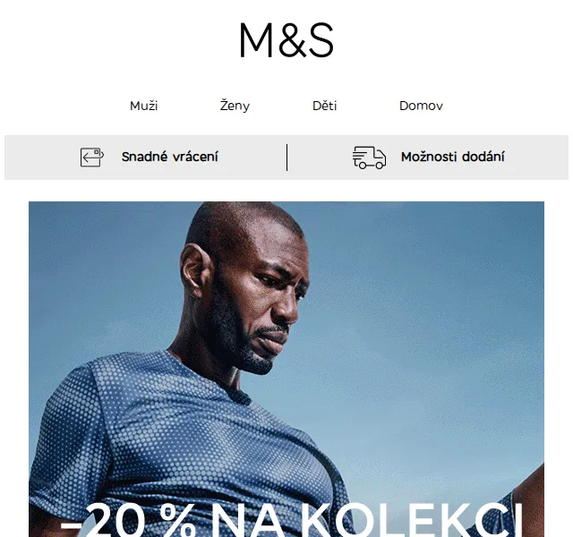 Marks and Spencer: 20% sleva na kolekci Goodmove – červen 2026 | Nuslet.cz