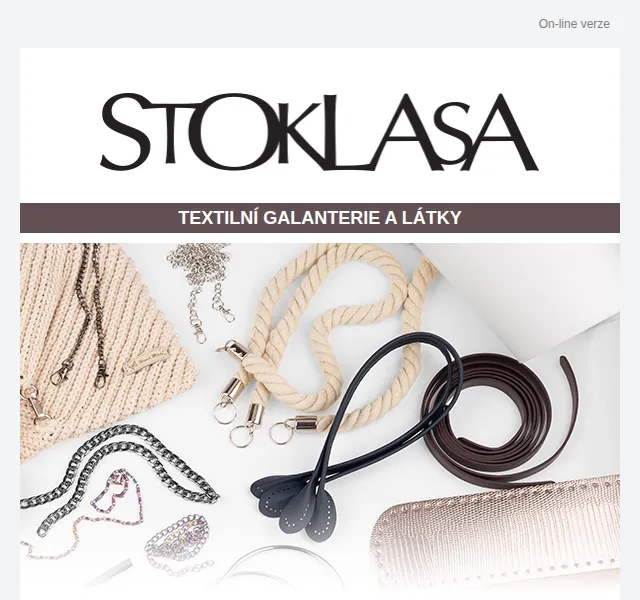 Stoklasa: Ucha a popruhy na tašky – červen 2026 | Nuslet.cz