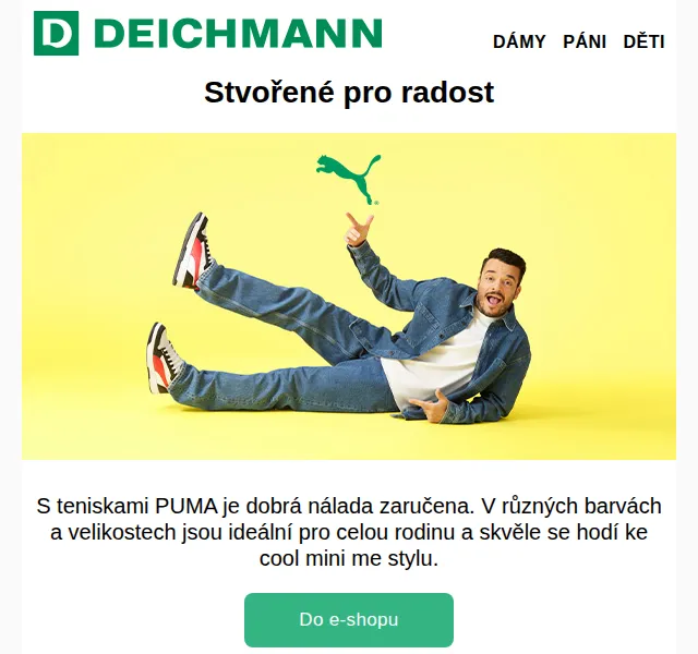 DEICHMANN: Tenisky PUMA pro celou rodinu – červen 2026 | Nuslet.cz