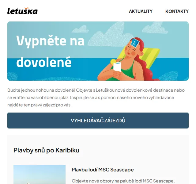 Letuška.cz: Plavby po Karibiku, Chorvatsko, Itálie – od 20 645 Kč – červen 2026 | Nuslet.cz