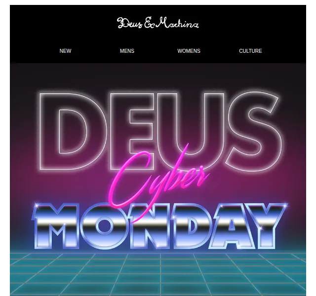 Deus Ex Machina Europe: CYBER SALE až 60 % – červen 2026 | Nuslet.cz