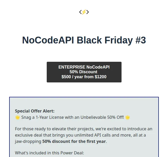 NoCodeAPI Marketing: 50% sleva na Unlimited API Calls – červen 2026 | Nuslet.cz