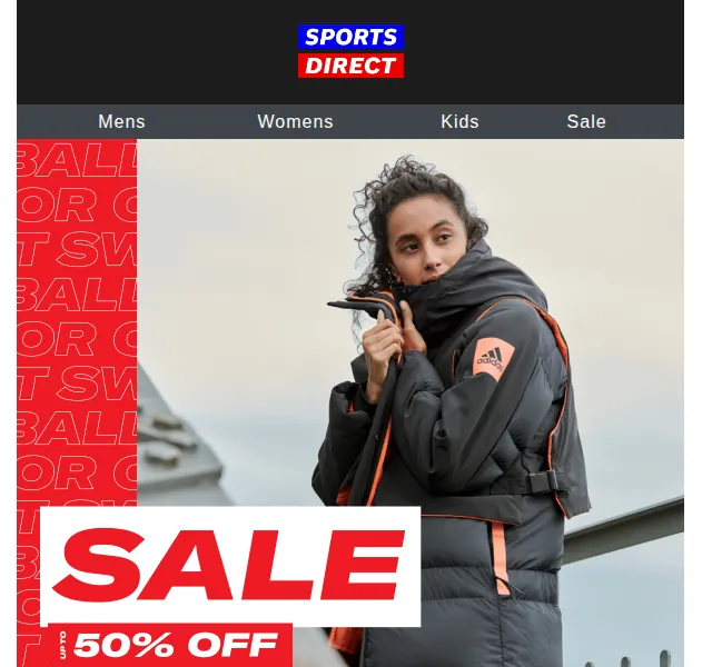 Sportsdirect.com: Sleva až 50 % na zimní oblečení – červen 2026 | Nuslet.cz