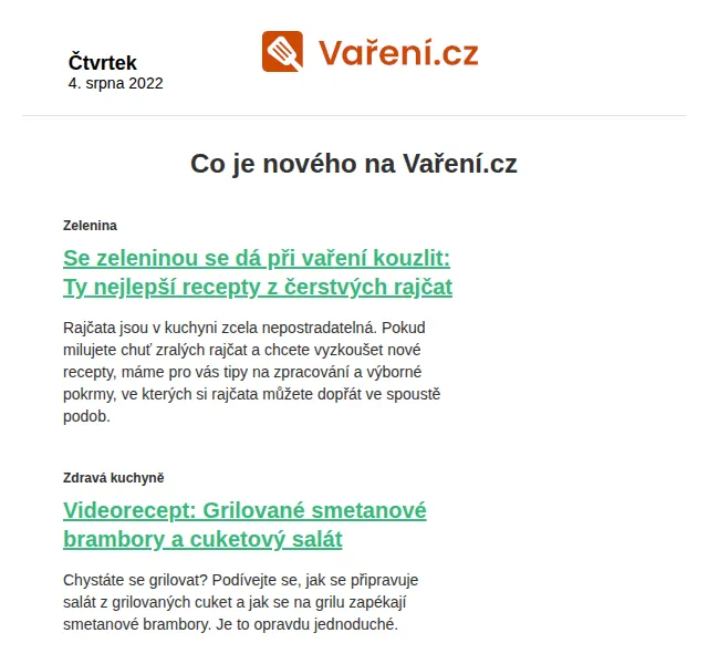 Vaření.cz: Letní recepty plné zeleniny a ovoce – srpen 2022 | Nuslet.cz