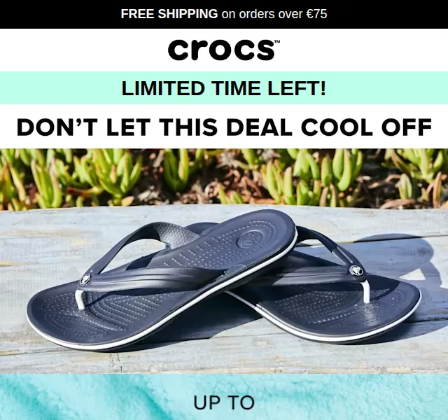 Crocs: Sleva 30 % na celý sortiment – červen 2026 | Nuslet.cz