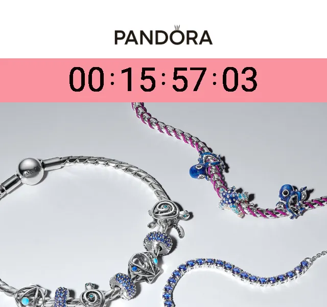 Pandora: Slevy až 30 % – Pandora Club Days – srpen