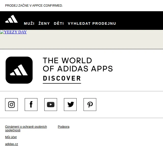 adidas YEEZY DAY – červen 2026 | Nuslet.cz