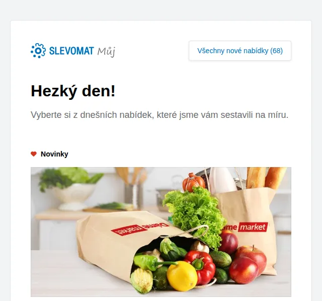 Slevomat: Kredit 300 Kč na Dáme market – červen 2026 | Nuslet.cz