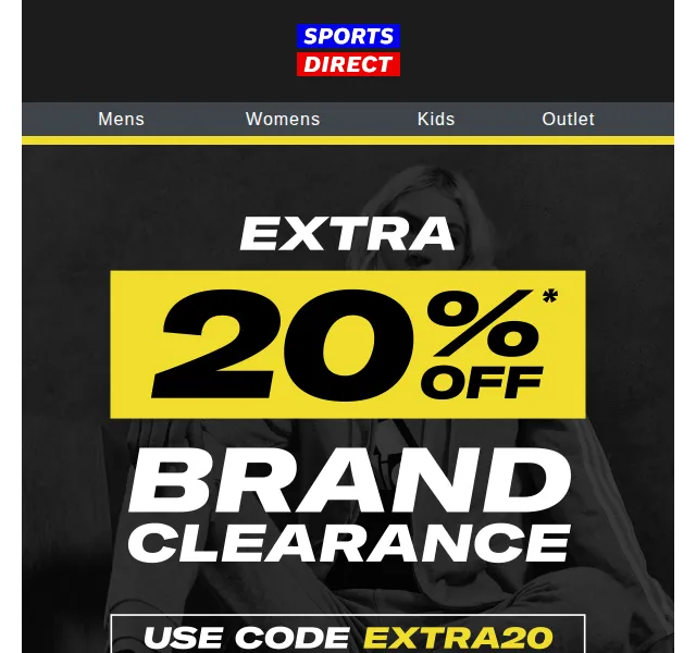 Sportsdirect.com: Extra 20% sleva na výprodej – červen 2026 | Nuslet.cz