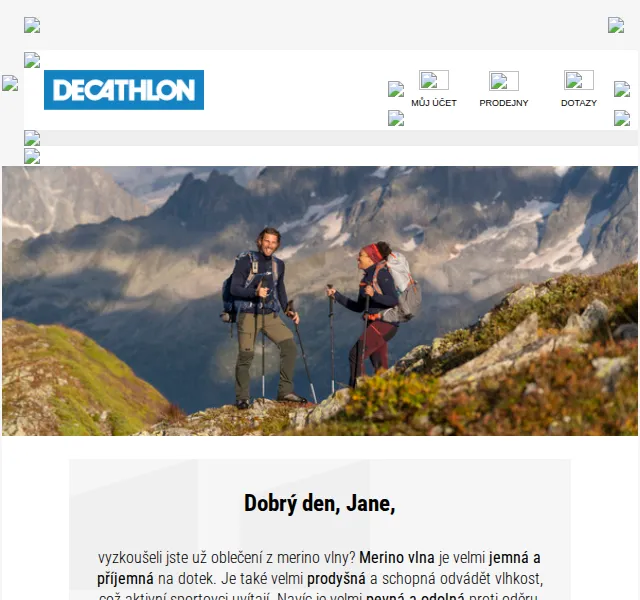 Decathlon: merino oblečení – červen 2026 | Nuslet.cz