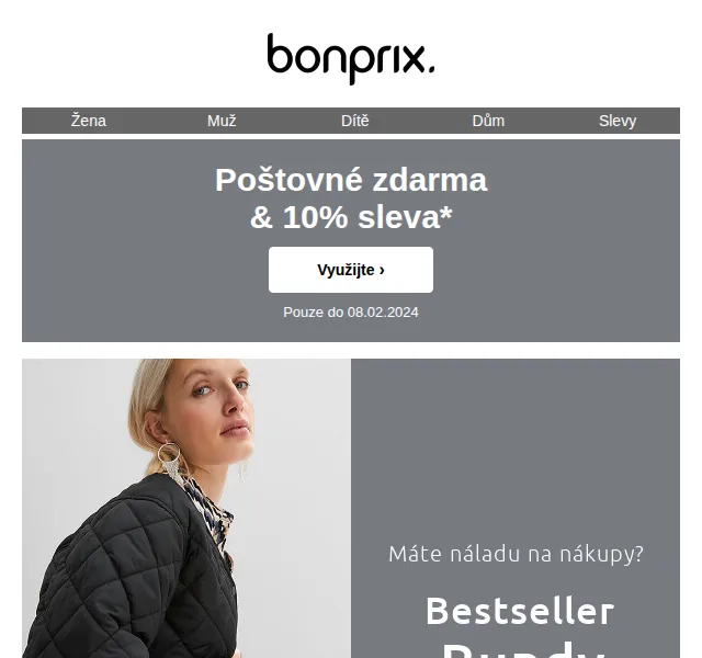 bonprix: 10% sleva a poštovné zdarma – červen 2026 | Nuslet.cz