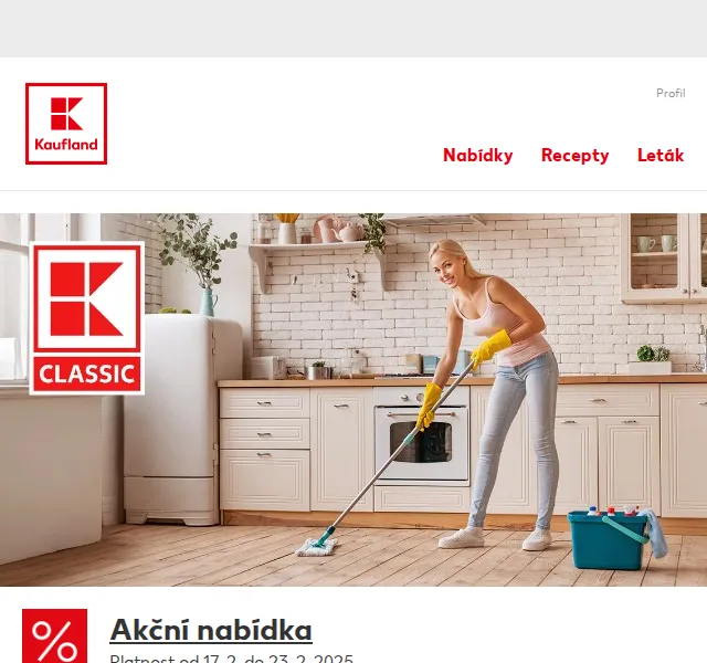 Kaufland: K-Classic úklidové boxy a mopy – červen 2026 | Nuslet.cz