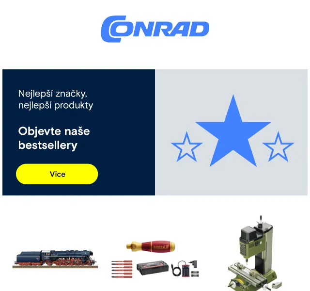 Conrad Electronic: Dubnové bestsellery – červen 2026 | Nuslet.cz