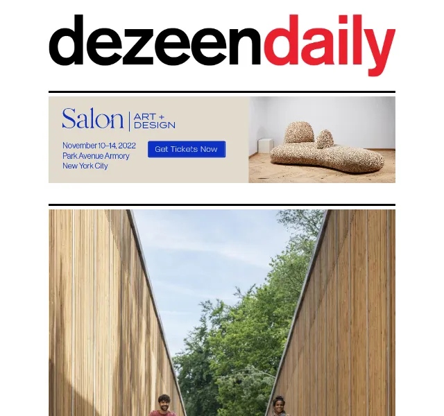 Dezeen Daily: Cyklostezka a low-cost zahradní studio – červen 2026 | Nuslet.cz