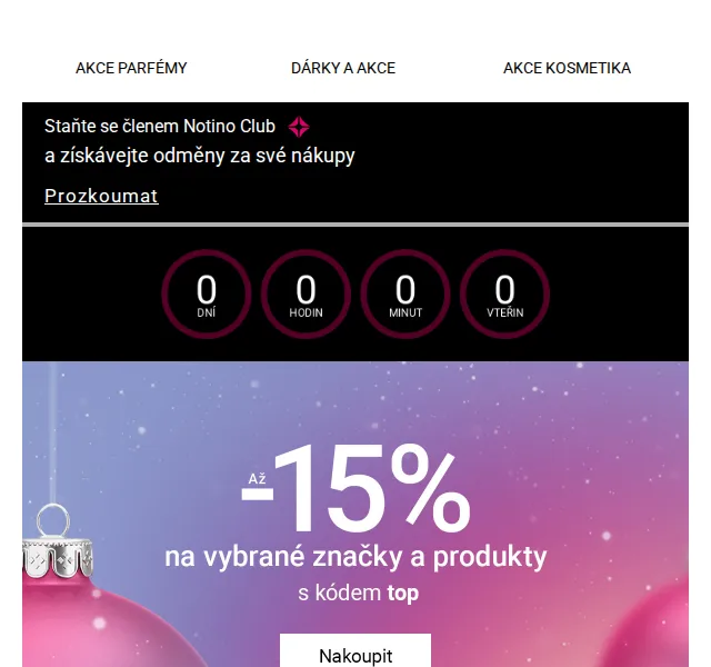Notino: sleva až −18 % v appce a −20 % za rezervaci salonu – červen 2026 | Nuslet.cz