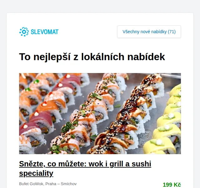 Slevomat: Prémiový sendvič nebo velký salát z DELMART – červen 2026 | Nuslet.cz
