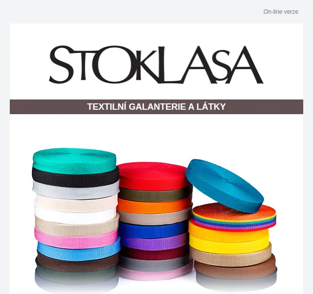 Stoklasa: polypropylénové popruhy a sleva až 40 % – červen 2026 | Nuslet.cz