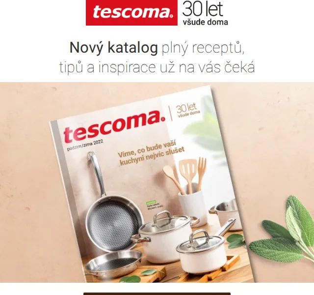 Tescoma: slevy až 25 % v novém katalogu – červen 2026 | Nuslet.cz