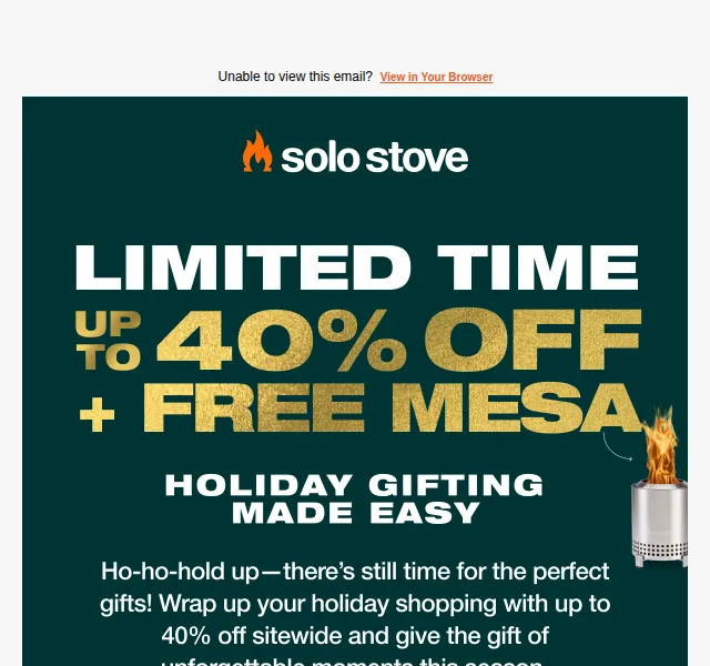 Solo Stove EU: Sleva až 40 % + dárek zdarma – červen 2026 | Nuslet.cz