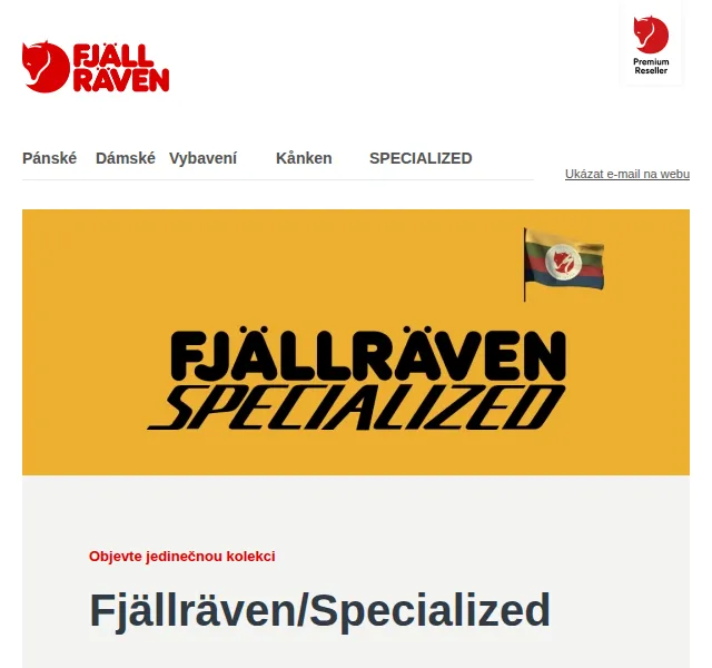 Fjallraven-shop: Kolekce Fjällräven/Specialized – červen 2026 | Nuslet.cz