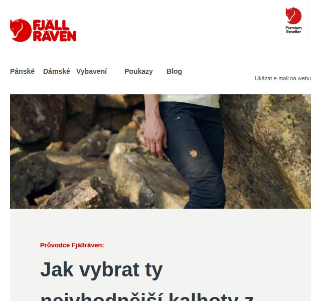 Fjallraven-shop: Průvodce výběrem kalhot – červen 2026 | Nuslet.cz