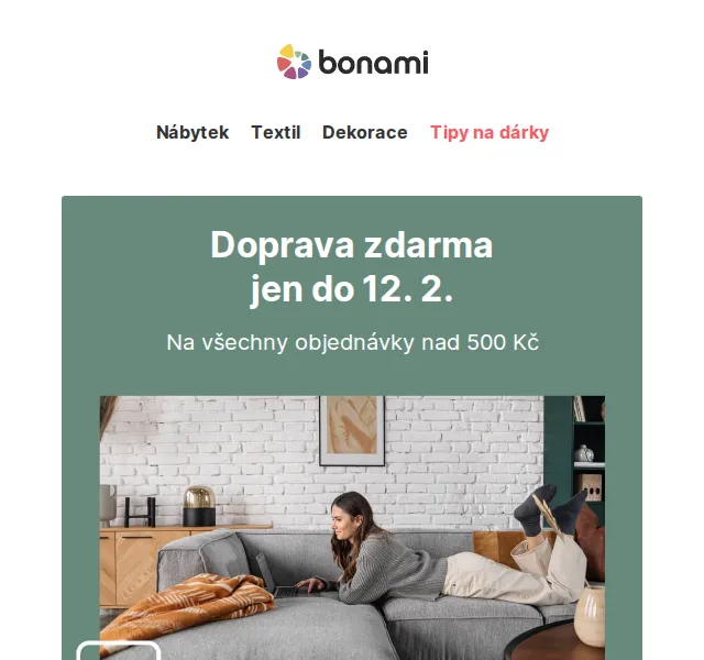 Bonami: Doprava zdarma nad 500 Kč – červen 2026 | Nuslet.cz