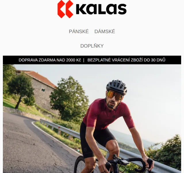 KALAS Sportswear: sleva 20 % na kolekci Passion – červen 2026 | Nuslet.cz