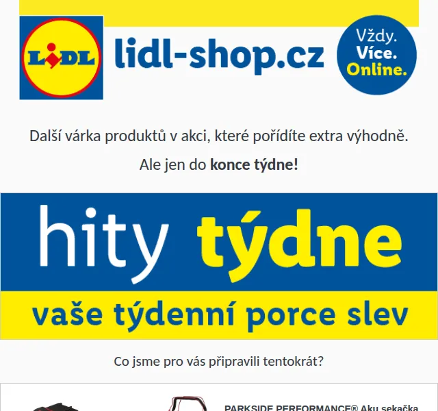Lidl: Čtvrteční hity týdne se slevou až 41 % – květen 2026 | Nuslet.cz