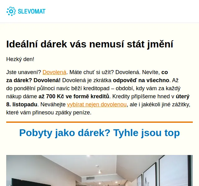 Slevomat: kreditopad až 700 Kč na pobyty a zážitky – červen 2026 | Nuslet.cz