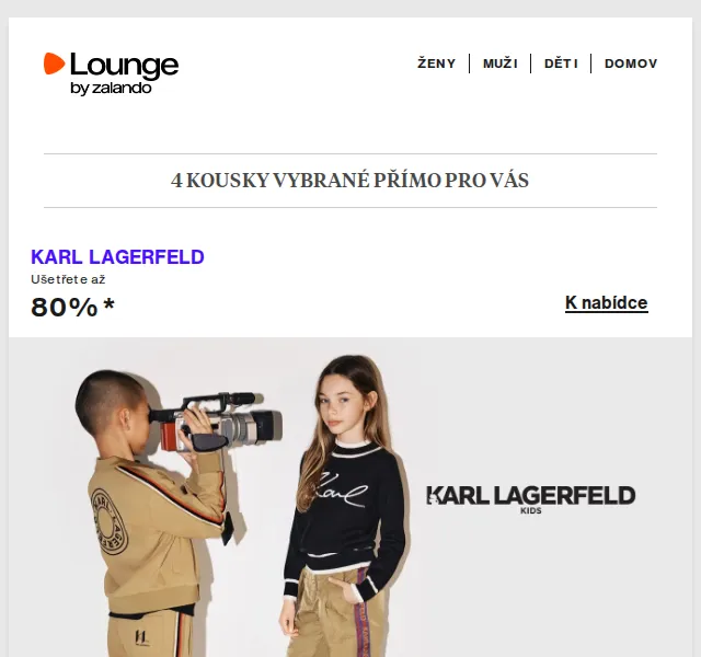 Lounge by Zalando: KARL LAGERFELD, PULL&BEAR a Kennel + Schmenger se slevou až 80 % – červen 2026 | Nuslet.cz