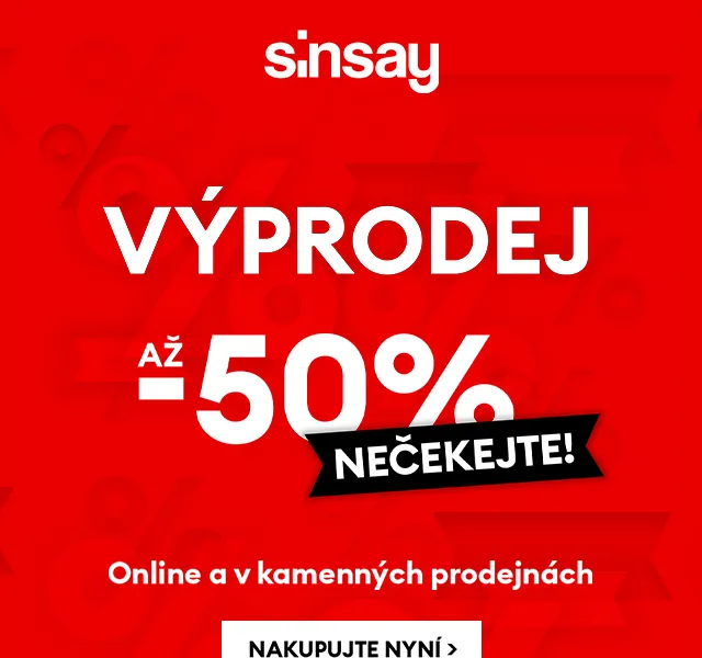 Sinsay: Výprodej od 29 CZK – červen 2026 | Nuslet.cz