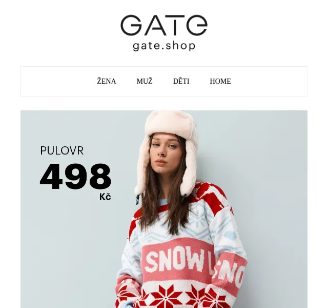 Gate.shop: Vánoční obchod s legínami a svetry od 58 Kč – červen 2026 | Nuslet.cz