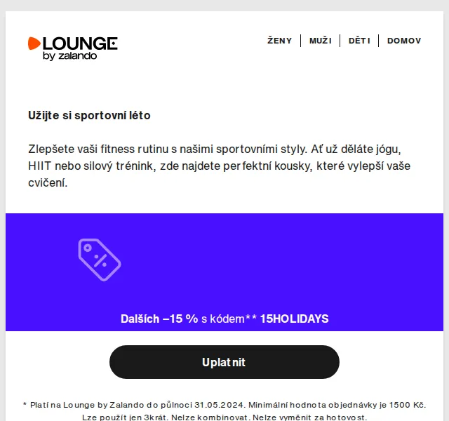 Lounge by Zalando: Sportovní léto s až 80% slevou – červenec 2026 | Nuslet.cz