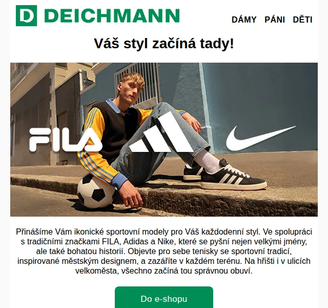 DEICHMANN: Tradiční sportovní značky – červen 2026 | Nuslet.cz