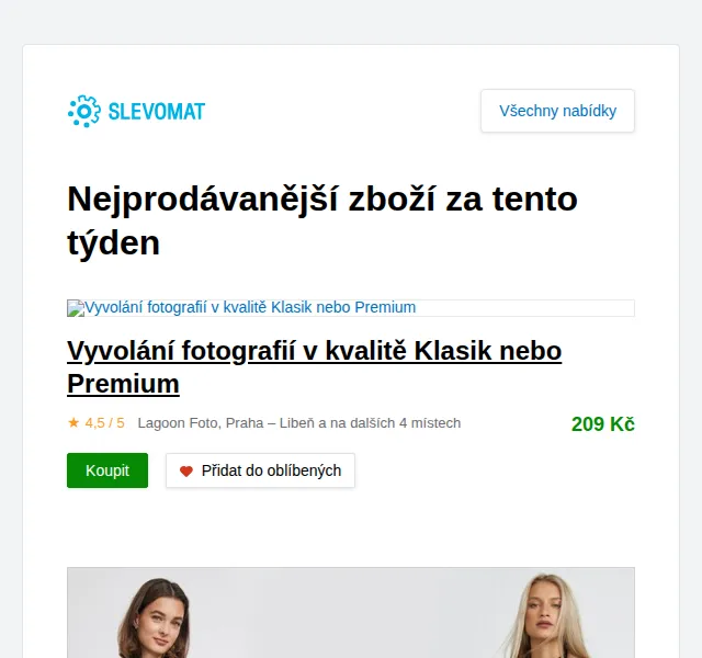 Slevomat: Vyvolání fotek Klasik/Premium za 209 Kč – květen 2026 | Nuslet.cz
