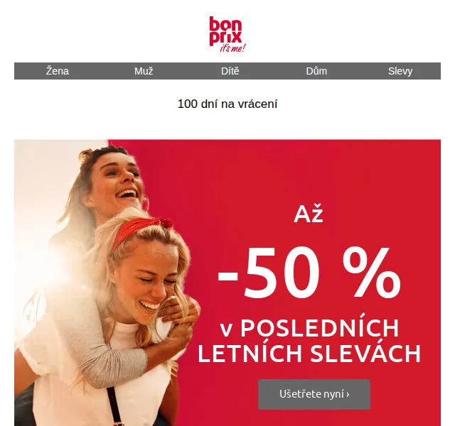 bonprix: až -50 % v posledních letních slevách – červen 2026 | Nuslet.cz