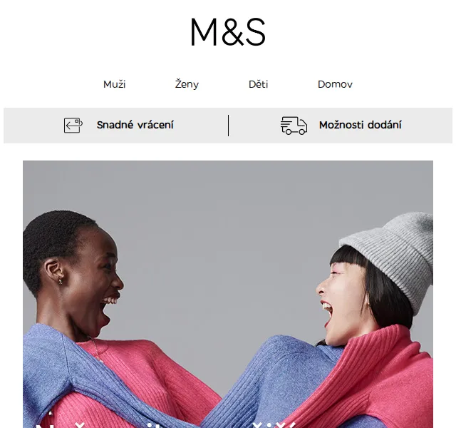 Marks and Spencer: Pletené kousky merino a kašmír – červen 2026 | Nuslet.cz