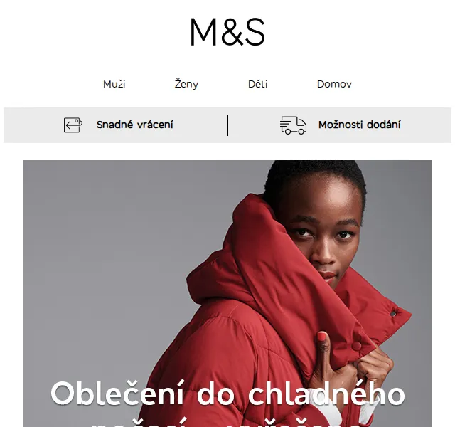 Marks and Spencer: Zimní kolekce 2026 – červen 2026 | Nuslet.cz
