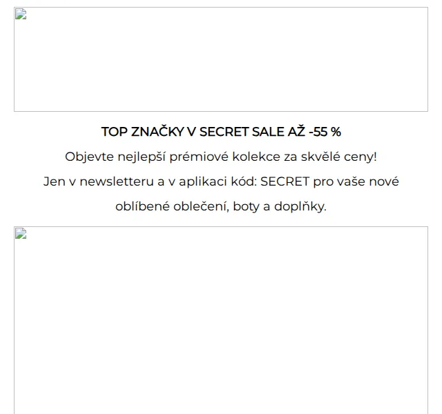 ANSWEAR: Prémiové kousky v SECRET SALE – sleva až 55 % – červen 2026 | Nuslet.cz