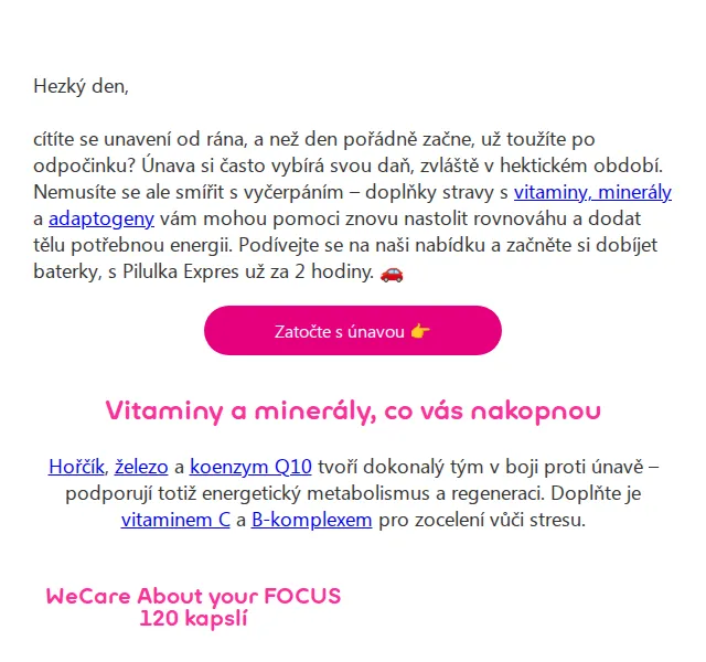 Pilulka: Nabijte se energií! Vitamíny a doplňky proti únavě – červen 2026 | Nuslet.cz